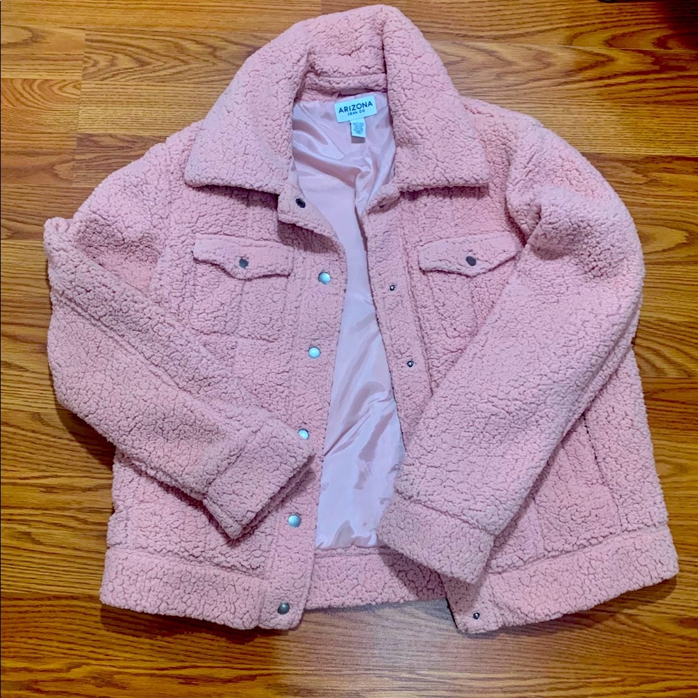 Arizona co pink Sherpa jacket